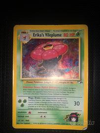 Pokemon Card Erika’s Vileplume Gym Heroes 5/132
