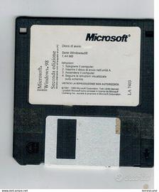 MICROSOFT DISCO AVVIO WINDOWS 98 II EDIZIONE