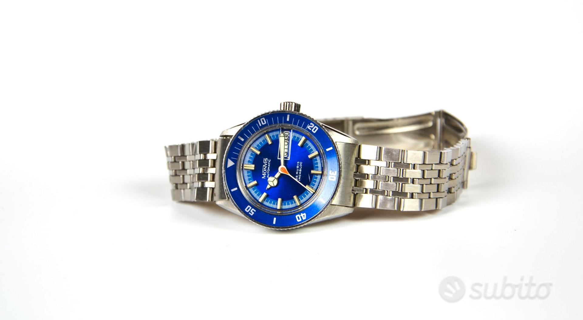 Orologio Monvis, diver vintage Abbigliamento e Accessori In