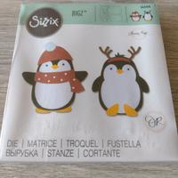 Fustella Sizzix Bigz Amici Pinguini