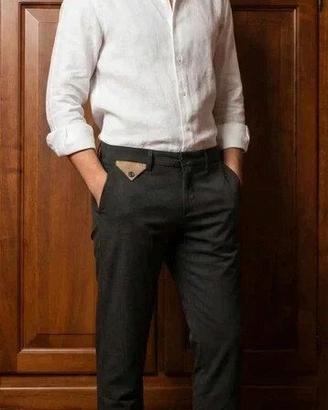 Pantaloni Uomo Alviero Martini Antracite IT 48