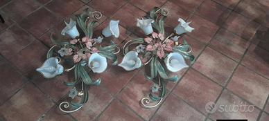 Coppia di plafoniere 