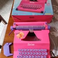 macchina da scrivere barbie