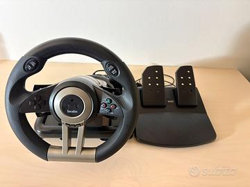 Volante Serafin R1 + pedaliera x Ps4,Xbox,Pc