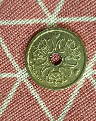 Rara moneta 1 corona danese 1995