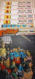 Fumetti Terry and the pirates. Ristampe 1977