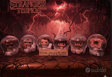 Stranger Things set palle di neve