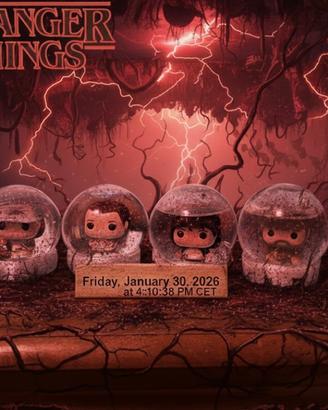 Stranger Things set palle di neve