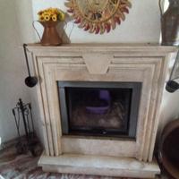 Rivestimento marmo termocamino