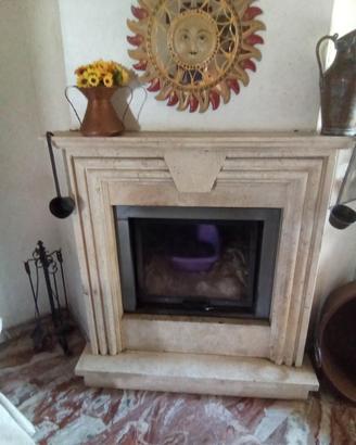 Rivestimento marmo termocamino