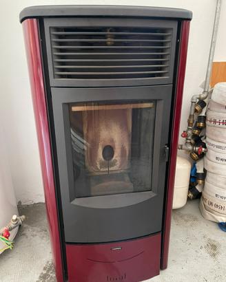 Stufa a pellet con boiler + accessori