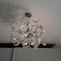 Lampadario in vetro moderno