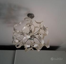 Lampadario in vetro moderno