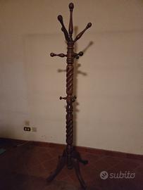 Appendiabiti da Terra antiquariato in Legno 