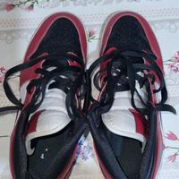 Jordan Chicago nere n.40 bianche, nere e rosse