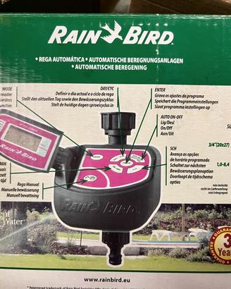 "RAIN BIRD - IRRIGATORE COMPUTERIZZATO."