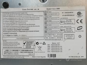 Cisco 1800 usato