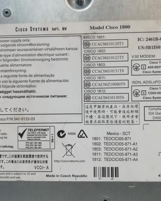 Cisco 1800 usato
