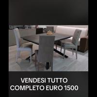 Tavolo e sedie