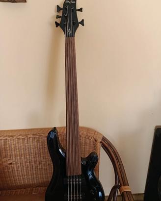Basso Harley Benton b-650 Fretless 5 corde