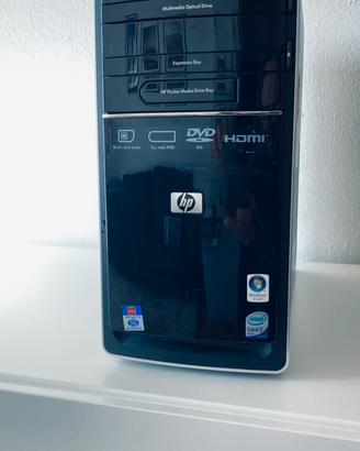 PC completo Hp con lettore di schede e Wi-Fi