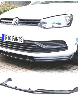 SPOILER LIP VOLKSWAGEN VW POLO 6C 14-17 NERO LUCID