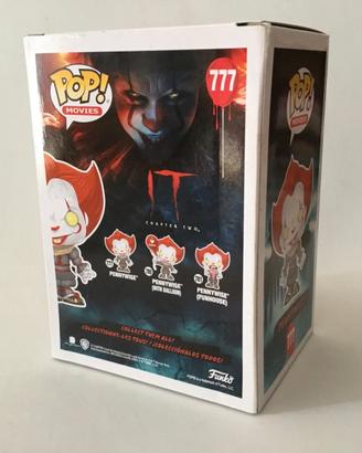 FUNKO POP MOVIES PENNYWISE VINYL FIGURE IT 777 HOR