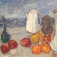 Quadro"Osservando il mare" di Giuseppe SCARDOVELLI