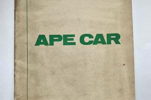 Ape CAR -Uso e Manutenzione