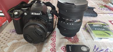 Nikon d60 con Nikkor 50mm e Sigma 10-20mm