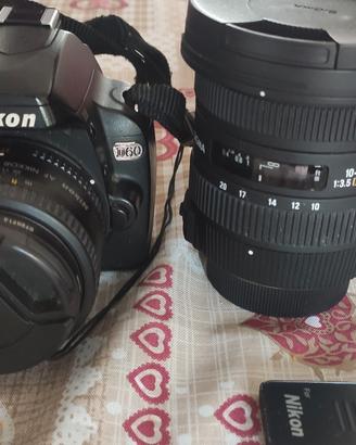 Nikon d60 con Nikkor 50mm e Sigma 10-20mm