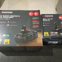 Kit batteria+5ah 12v parkside 
