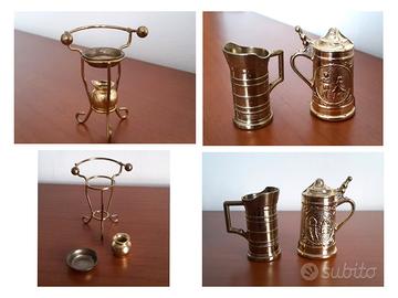 Mini oggetti in metallo