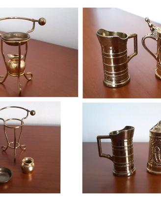 Mini oggetti in metallo