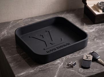 Svuotatasche / Vassoio Decorativo Logo LV Nero
