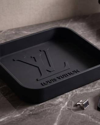 Svuotatasche / Vassoio Decorativo Logo LV Nero
