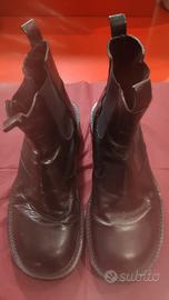 stivaletto nero uomo in pelle 40 