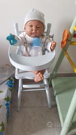 BAMBOLA BEBÈ CON SEGGIOLONE