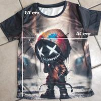 t-shirt puppet dark monster per bambini / ragazzi