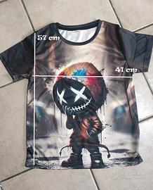 t-shirt puppet dark monster per bambini / ragazzi
