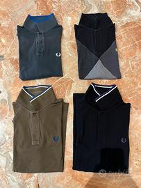 Polo Fred Perry - Tg. S,M - Marrone, Nero, Grigio