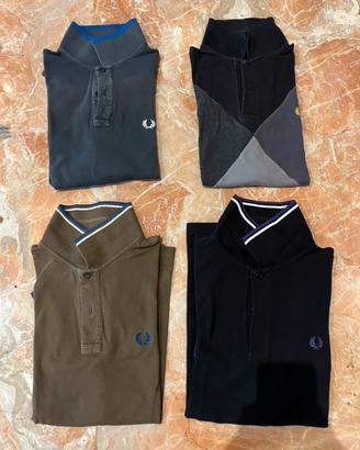 Polo Fred Perry - Tg. S,M - Marrone, Nero, Grigio
