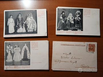 CARTOLINE ESPOSIZIONE ARTE LAVORI FEMMINILI 1900