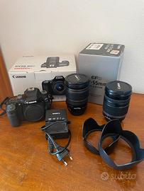 Canon 80D efs 17-55 f/2.8 18-200 fotografica