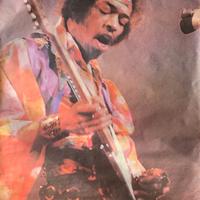 Poster di Jimi Hendrix con Fender Stratocaster