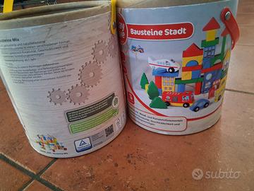 Mattoncini in legno per bambini