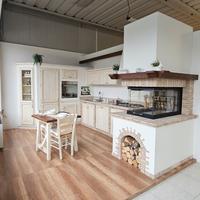 CUCINA IN MURATURA MONOBLOCCO ARIA