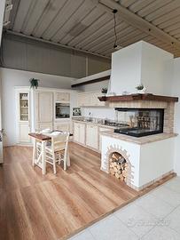 CUCINA IN MURATURA MONOBLOCCO ARIA