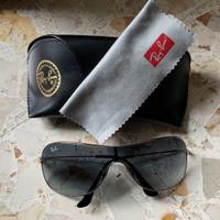 Ray-Ban 3211 occhiali da sole a mascherina grigio