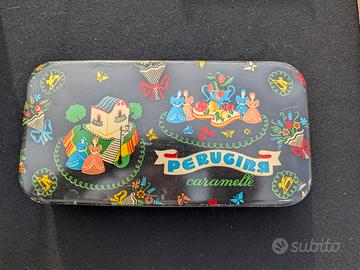 scatola latta vintage Perugina caramelle 